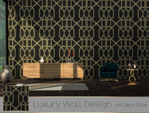 TX - Luxury Wall Design - Art Deco Style