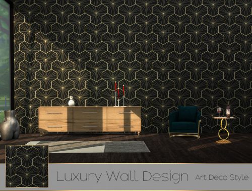 TX - Luxury Wall Design - Art Deco Style