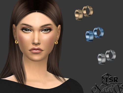 Unisex hinged hoop earrings