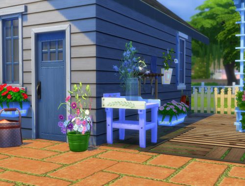 Up The Garden Path Floor & Wall Set