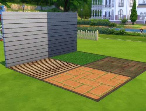 Up The Garden Path Floor & Wall Set