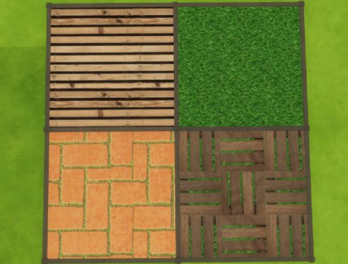 Up The Garden Path Floor & Wall Set