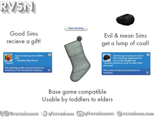 Up To Snow Good Functional Stocking – TSR Exclusive Mod