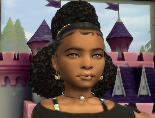 Updo Afro Puffs - Child