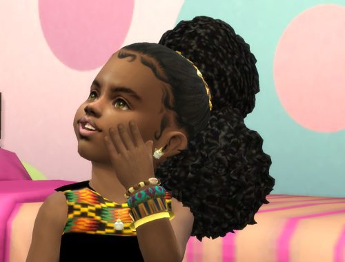 Updo Puffs ~ Toddler