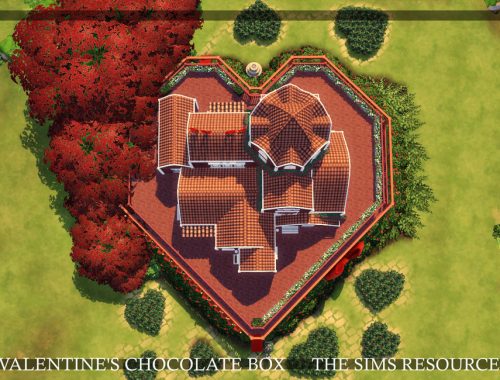 Valentine's Chocolate Box House | CC only TSR