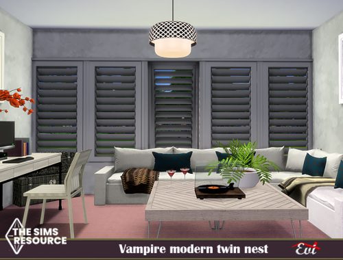Vampire Modern Twin Nest_TSR only CC
