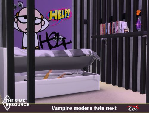 Vampire Modern Twin Nest_TSR only CC