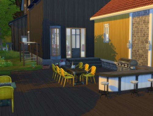 Vassendtunet house at KyriaT’s Sims 4 World