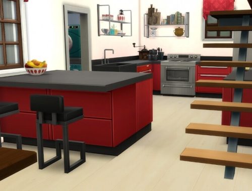 Vassendtunet house at KyriaT’s Sims 4 World