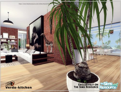 Verda - kitchen (& livingroom)
