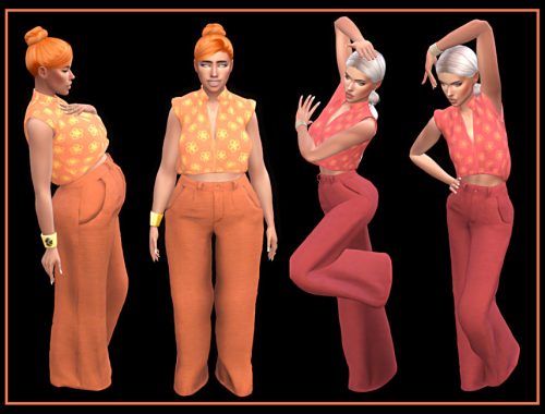 Very long wide leg trousers