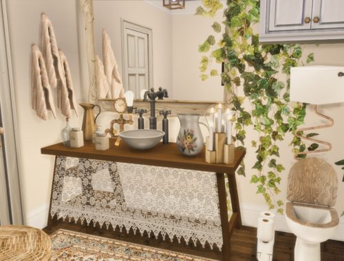 Village Victorian Bathroom | Only TSR CC