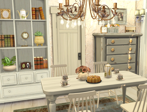 Vintage Living and Dining Room  // CC needed