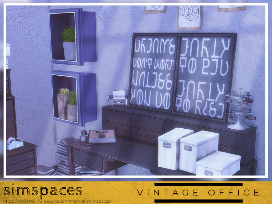 Vintage Office - The Sims 4 Catalog