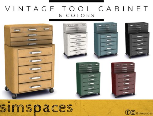 Vintage Tool Cabinet