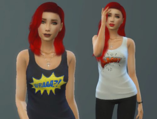 VV Comic Bubble Tank Top