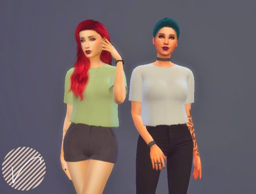 VV Cropped T-Shirt - Light
