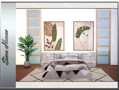 Wall Art Abstract Leaves