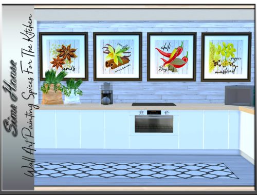 Wall Art Painting Spices For The Kitchen