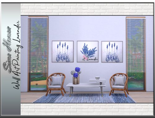 Wall Art Picture Lavender