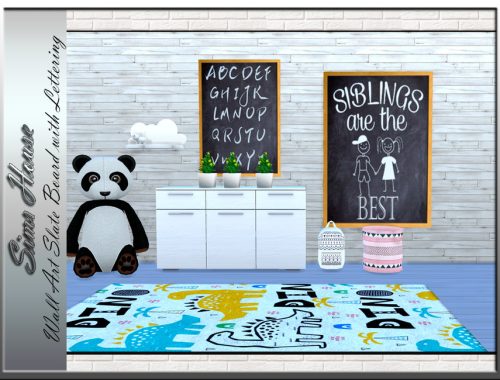Wall Art Slate Board with Lettering