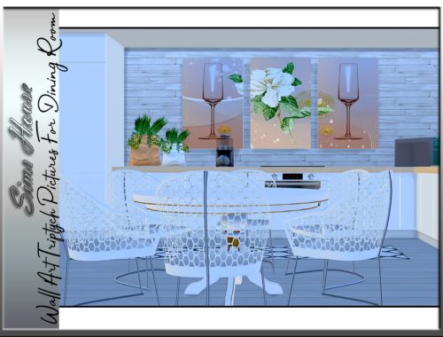 Wall Art Triptych Pictures For Dining Room