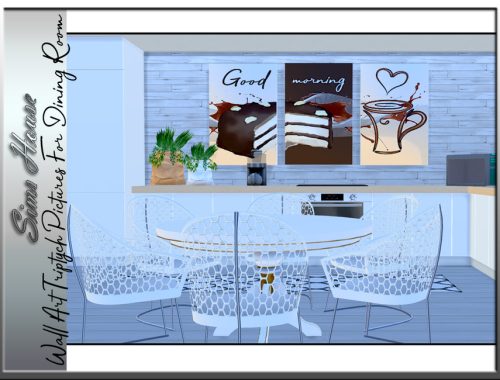 Wall Art Triptych Pictures For Dining Room