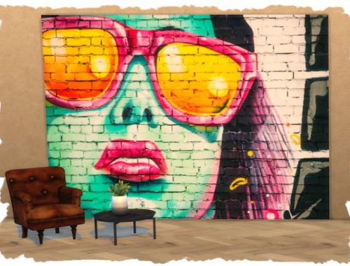 Wall Decal by Chalipo at All 4 Sims