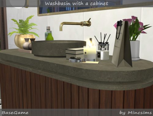 Washbasin with Cabinet