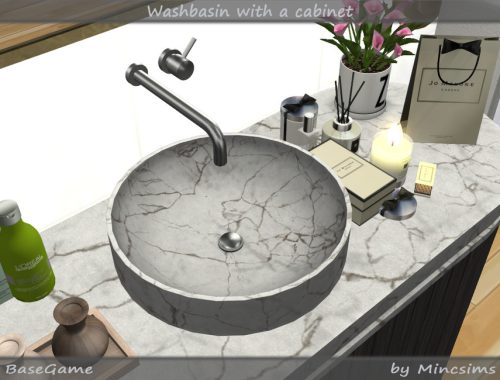 Washbasin with Cabinet