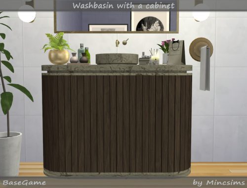 Washbasin with Cabinet