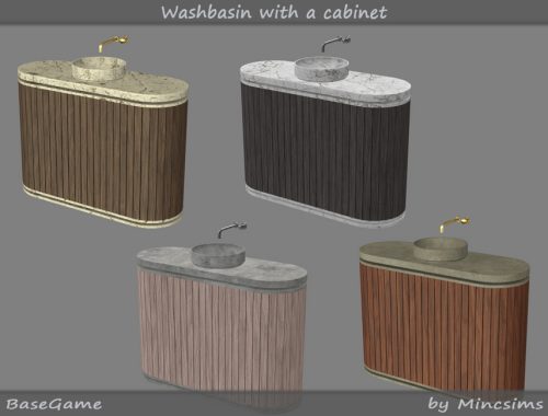 Washbasin with Cabinet
