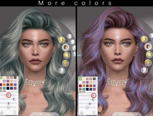 Wavy hair (Tyra) by S-Club