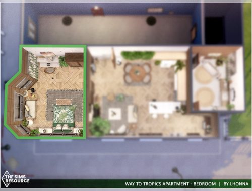 Way To Tropics Apartment - Bedroom