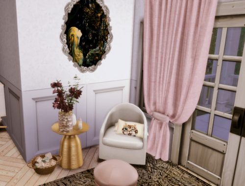 White Wine Art Deco Nursery- Only TSR CC