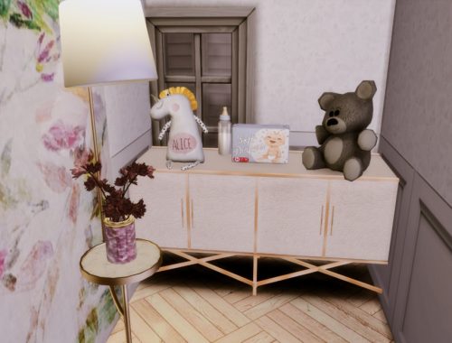 White Wine Art Deco Nursery- Only TSR CC