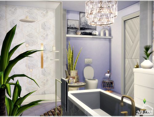 White&Gold Bathroom