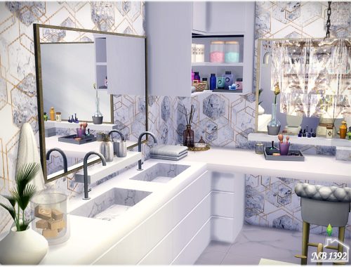 White&Gold Bathroom
