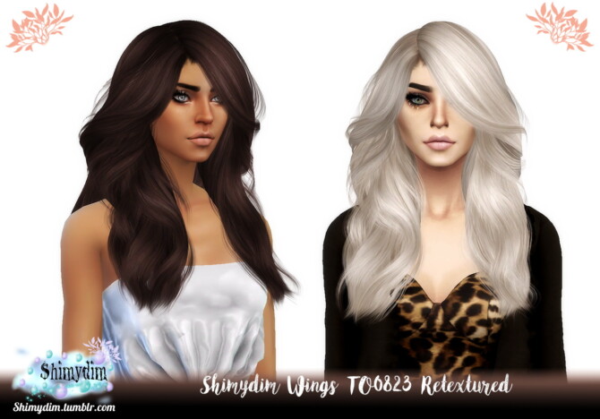 Wings To0823 Hair Retexture The Sims 4 Catalog