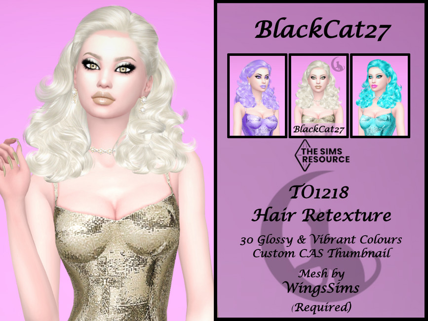 Wings TO1218 Hair Retexture (MESH NEEDED)