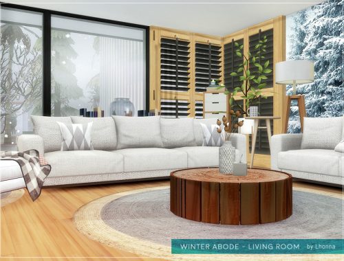 Winter Abode - Living Room