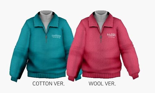 Winter outside anorak & turtleneck M at Bedisfull – iridescent
