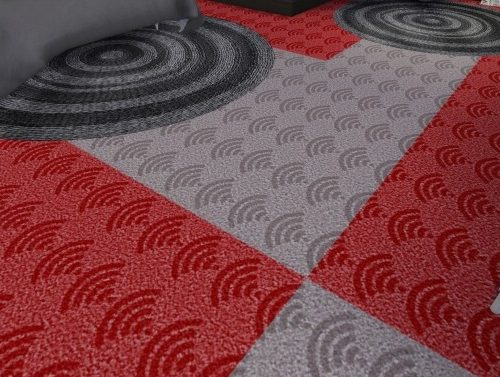 Winter Solstice Dual Textured Pattern Carpet by Wykkyd