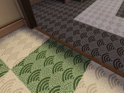 Winter Solstice Dual Textured Pattern Carpet by Wykkyd