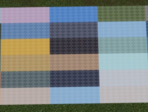 Winter Solstice Dual Textured Pattern Carpet by Wykkyd