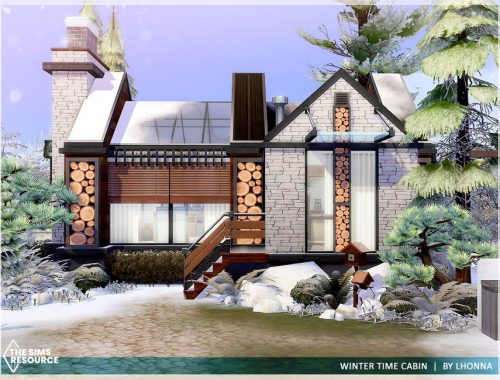 Winter Time Cabin /No CC/