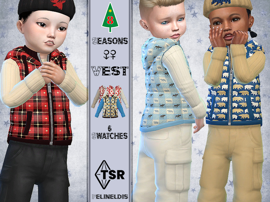 Winter Vest - Needs Seasons - The Sims 4 Catalog