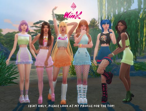 WINX Club (SKIRT ONLY)