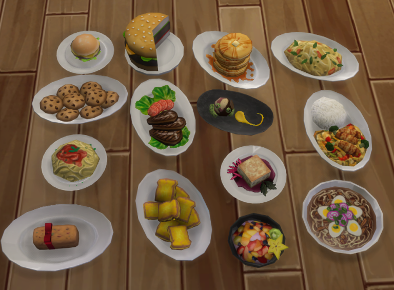 (WIP) A.I. Upscaled Food - The Sims 4 Catalog